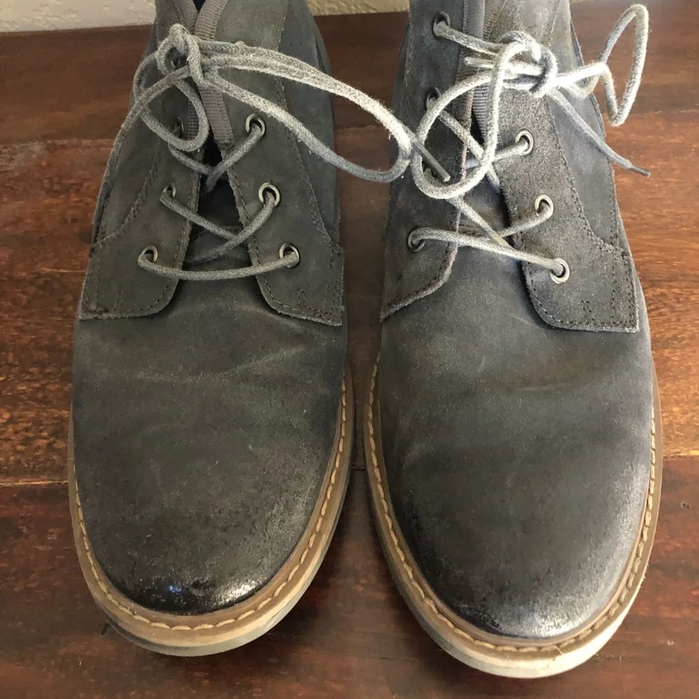 Original Penguin Gray Melvin Suede Chukka Boots